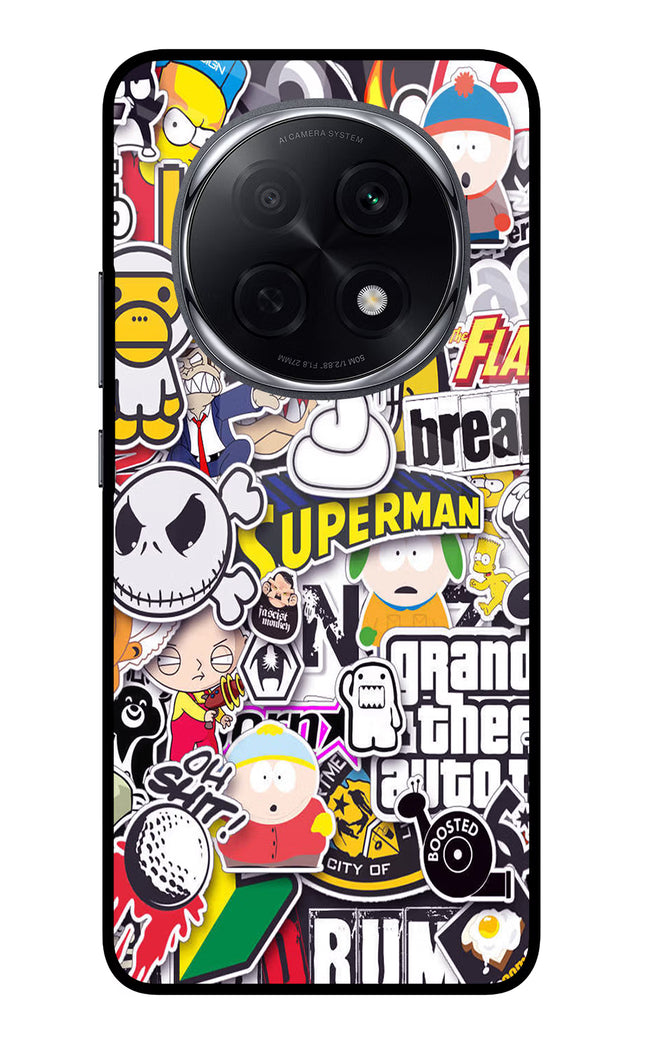 Sticker Bomb Oppo F29 Pro 5G Glass Case