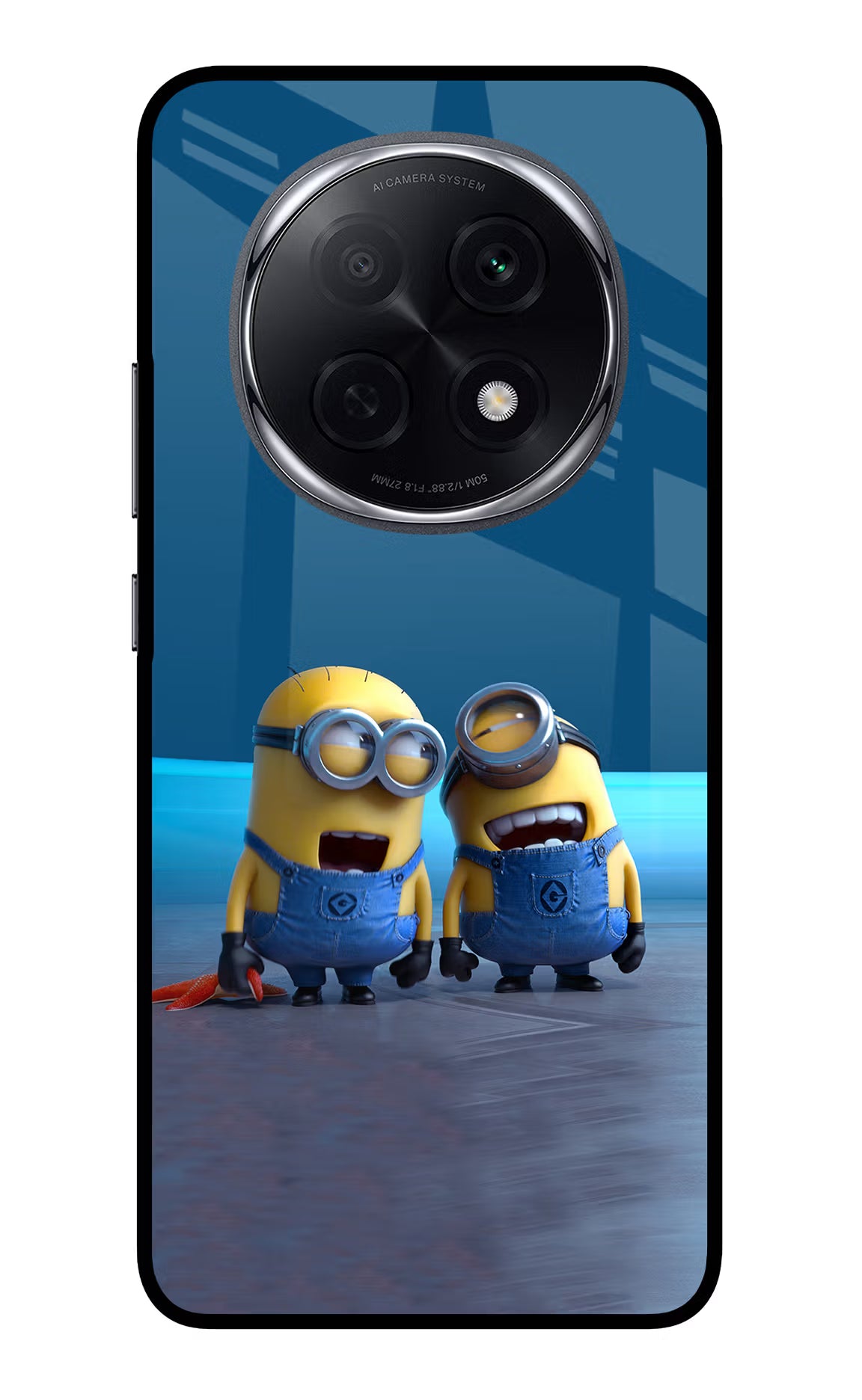 Minion Laughing Oppo F29 Pro 5G Glass Case Back Cover by Casekaro