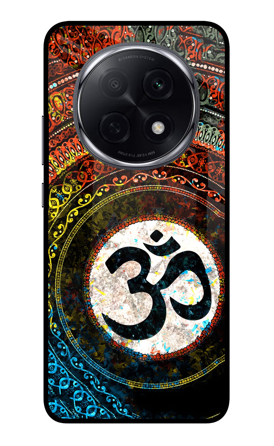 Om Cultural Oppo F29 Pro 5G Glass Case Back Cover by Casekaro