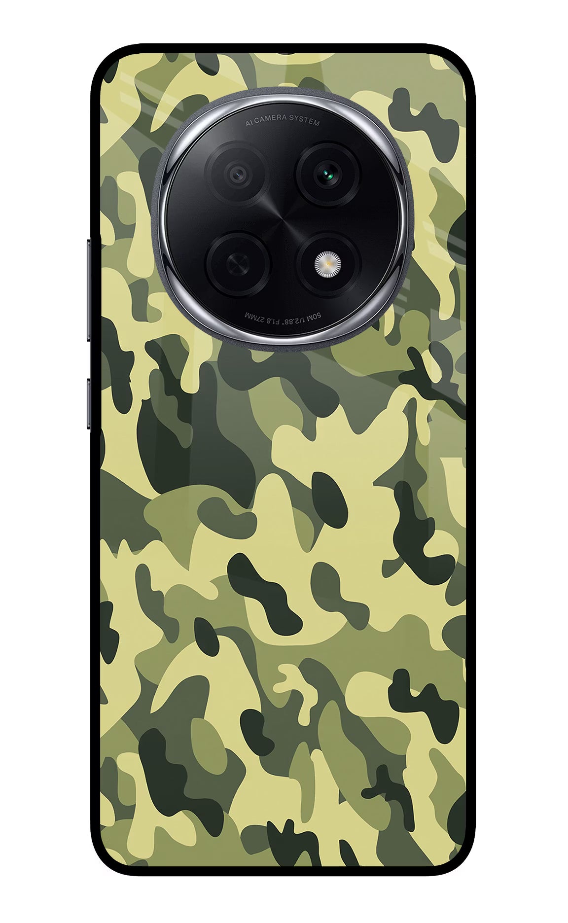 Camouflage Oppo F29 Pro 5G Glass Case Back Cover by Casekaro