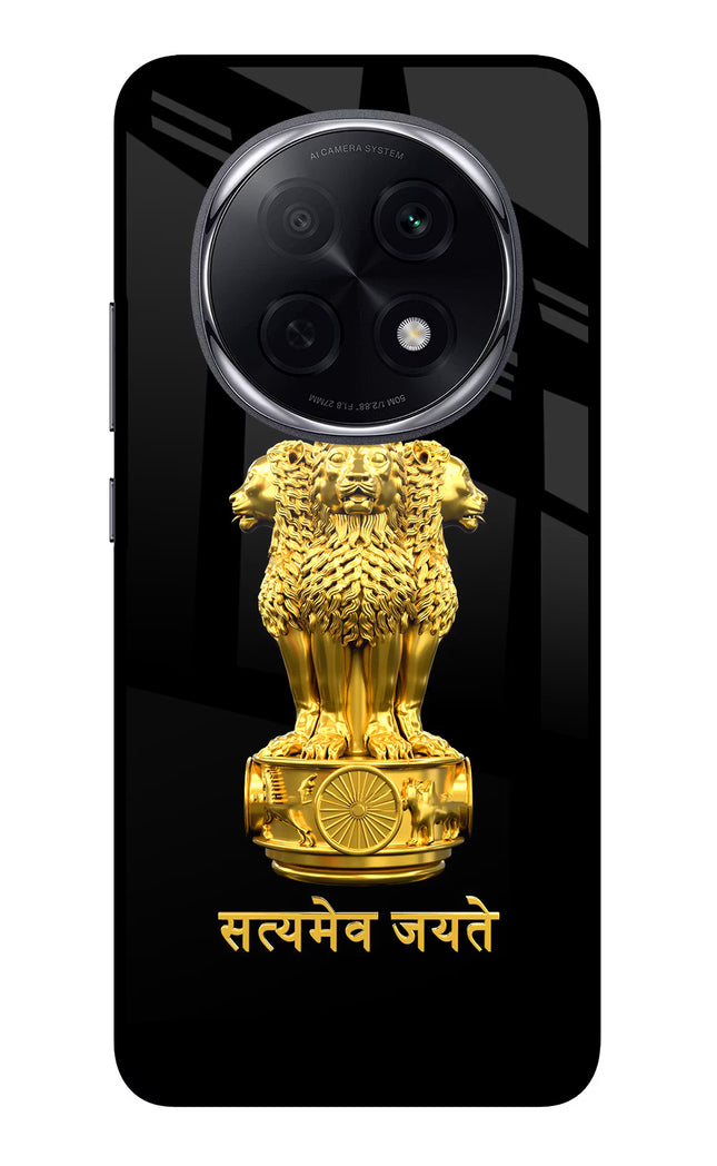 Satyamev Jayate Golden Oppo F29 Pro 5G Glass Case