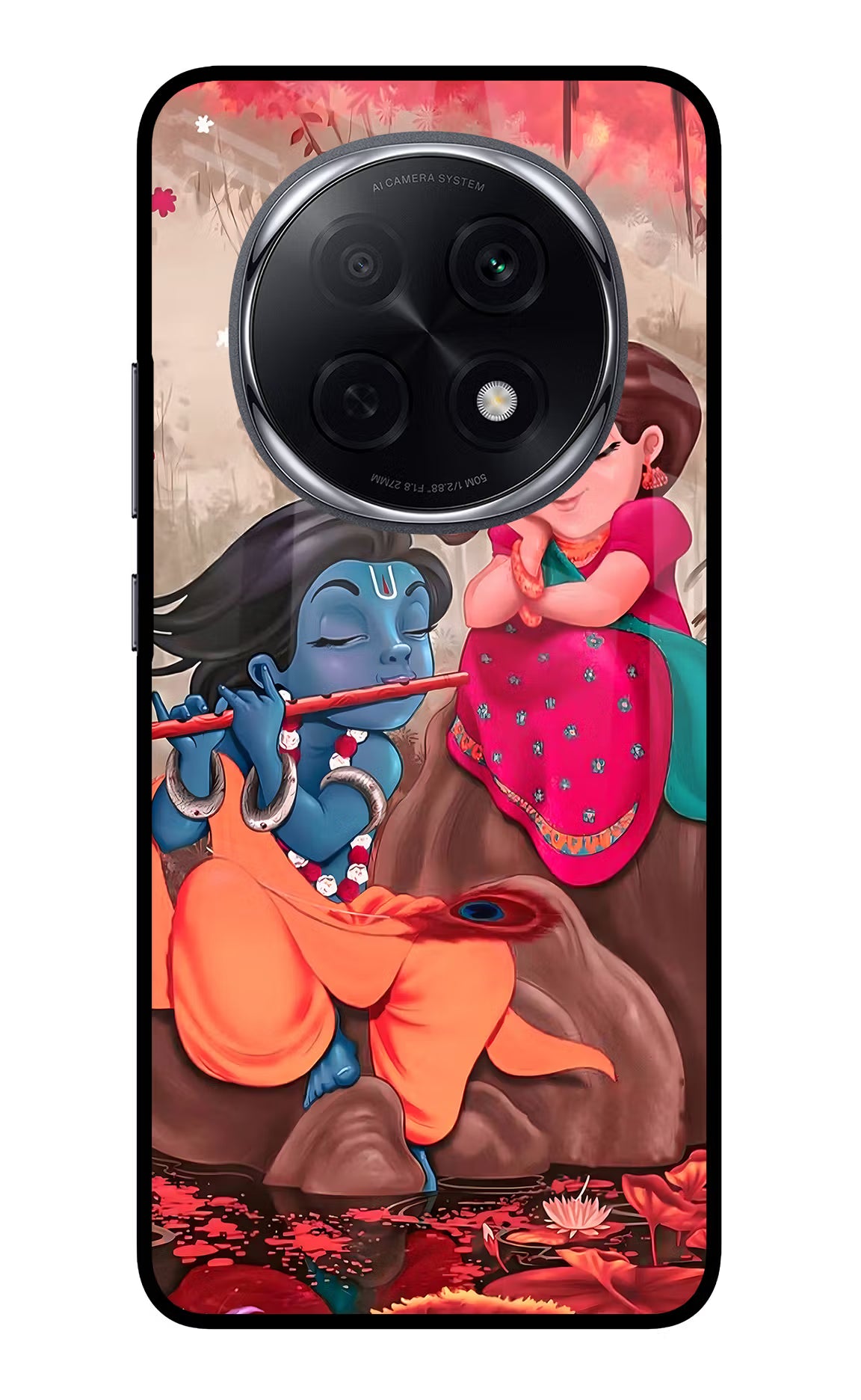 Radhe Krishna Oppo F29 Pro 5G Glass Case Back Cover by Casekaro