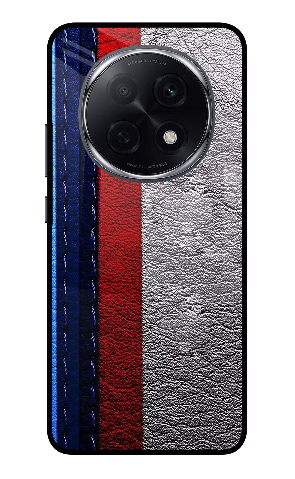 BMW Stripes Oppo F29 Pro 5G Glass Case Back Cover by Casekaro