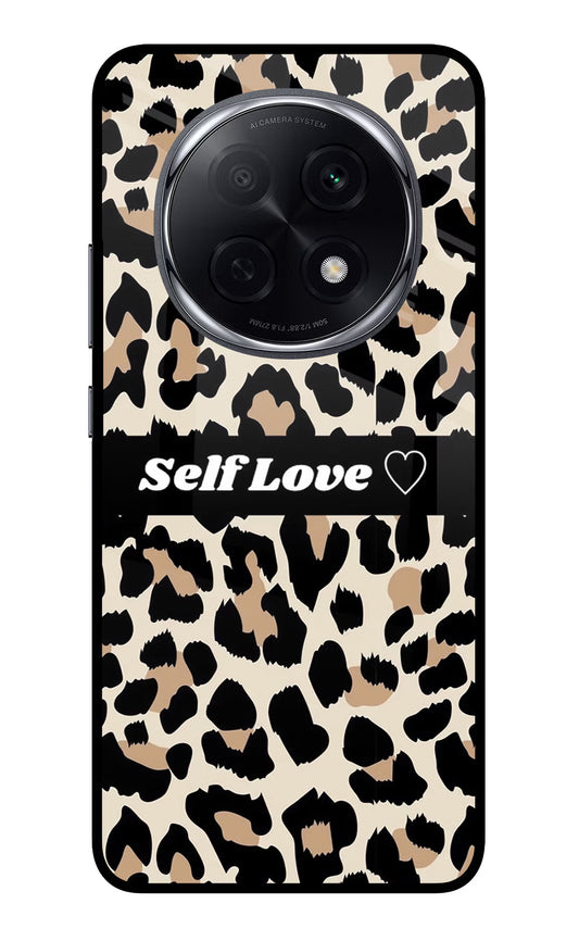 Leopard Print Self Love Oppo F29 Pro 5G Glass Case