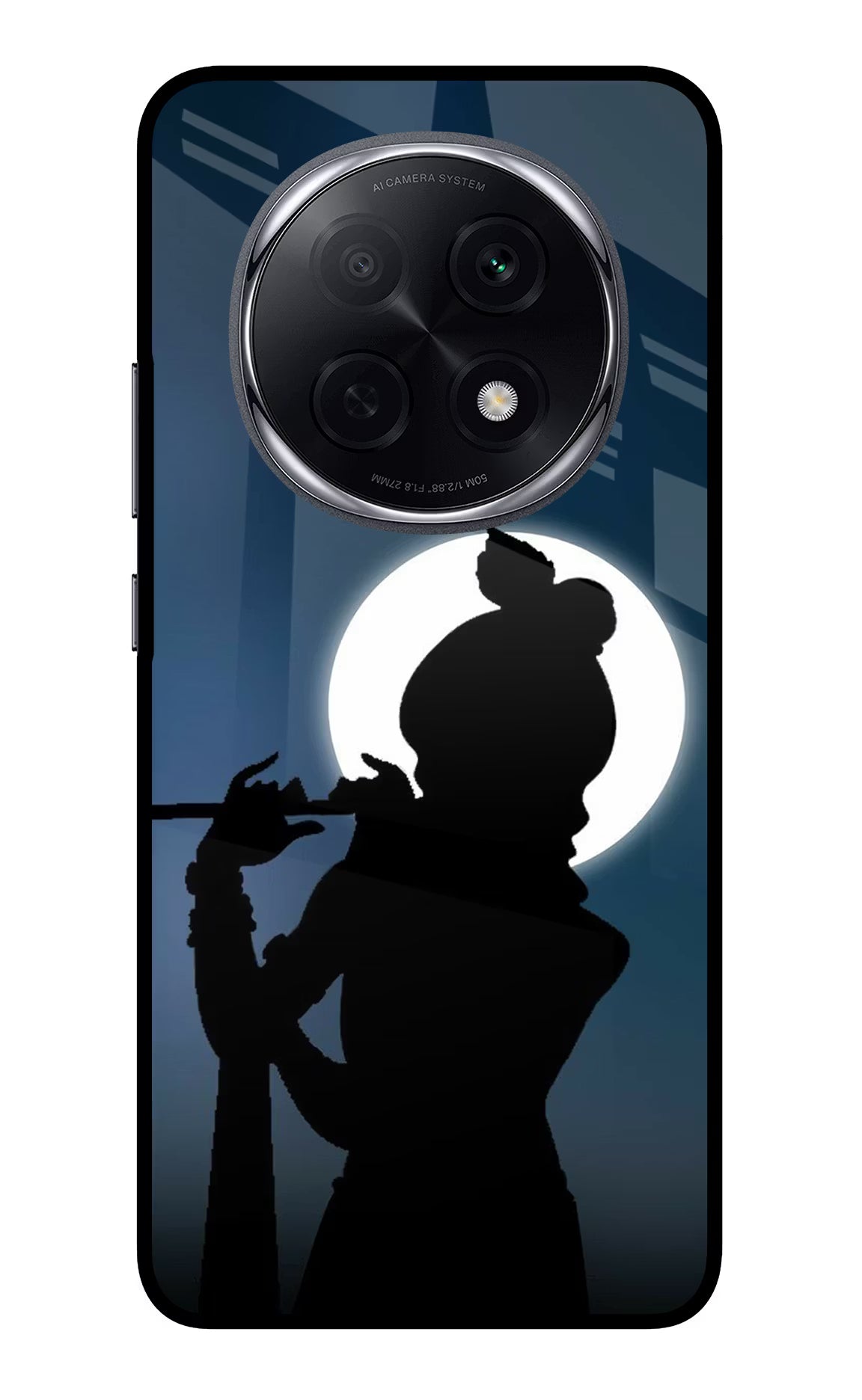 Shri Krishna Silhouette Oppo F29 Pro 5G Glass Case