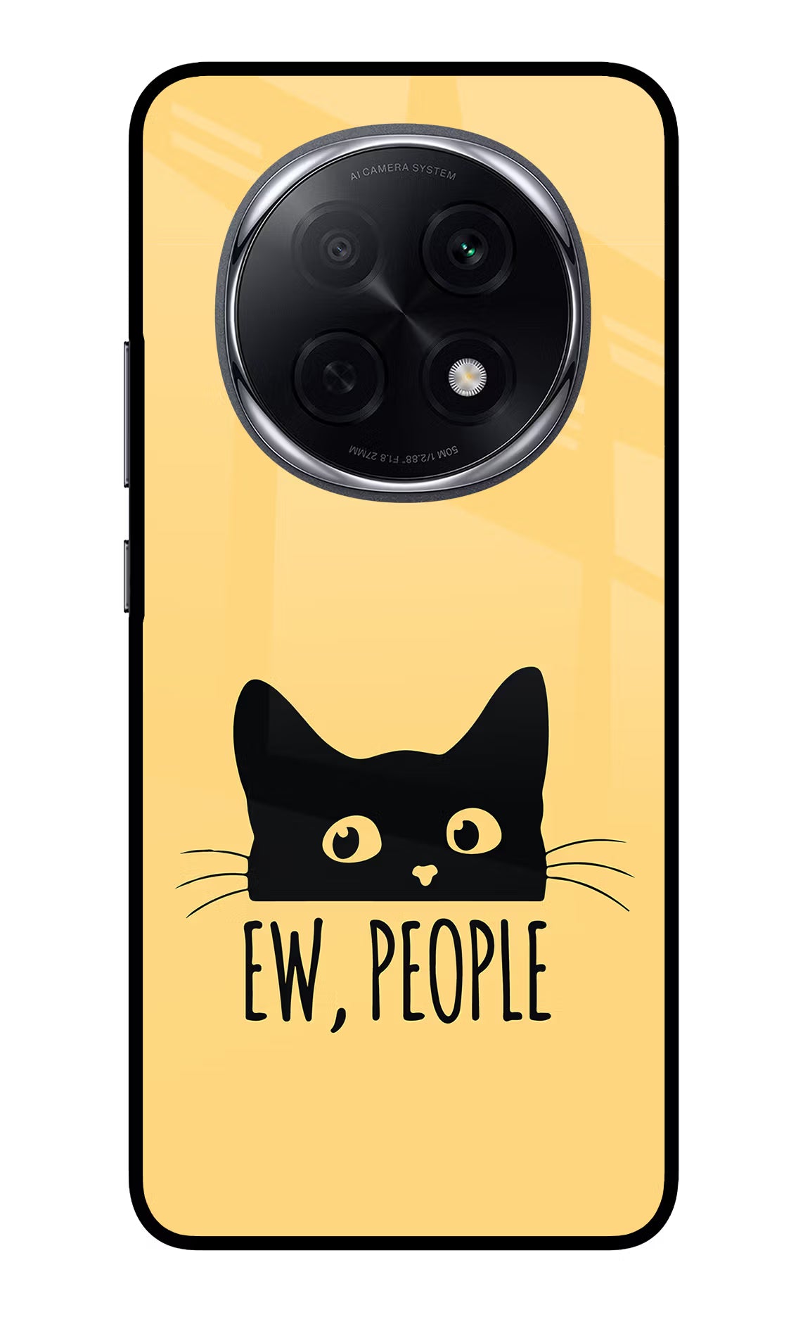 Ew People Catitude Oppo F29 Pro 5G Glass Case Back Cover by Casekaro