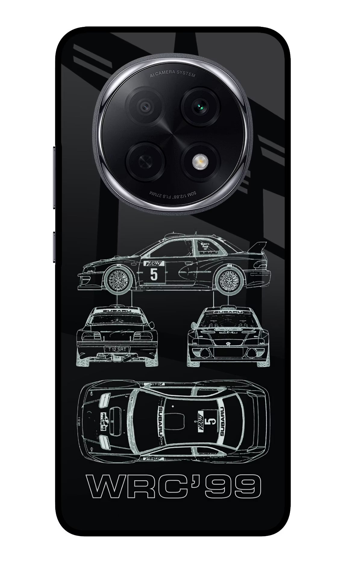 WRC'99 Oppo F29 Pro 5G Glass Case Back Cover by Casekaro