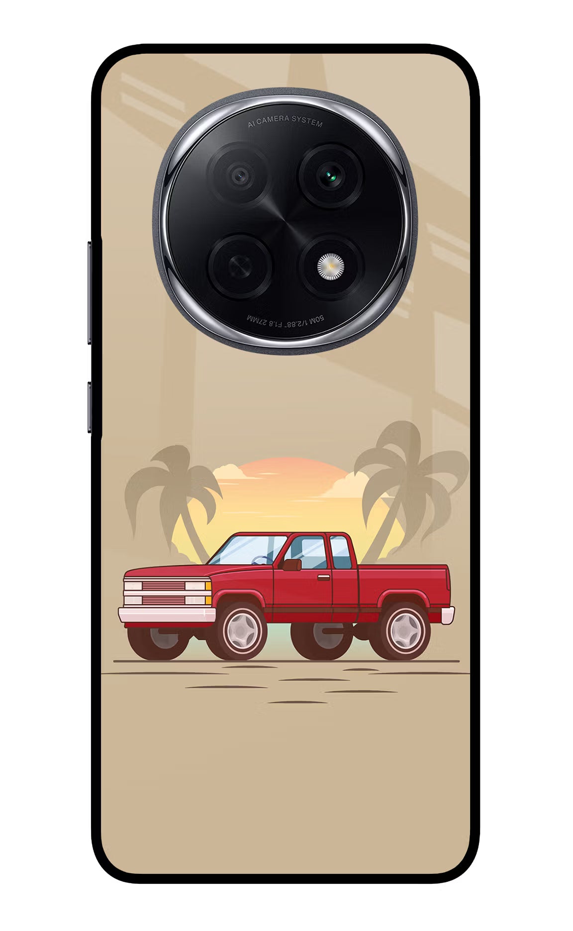 Desert Classic Drive Oppo F29 Pro 5G Glass Case Back Cover by Casekaro