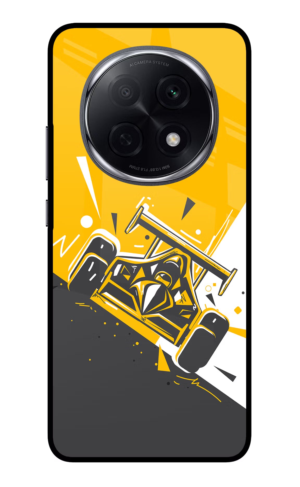 Track King Oppo F29 Pro 5G Glass Case Back Cover by Casekaro