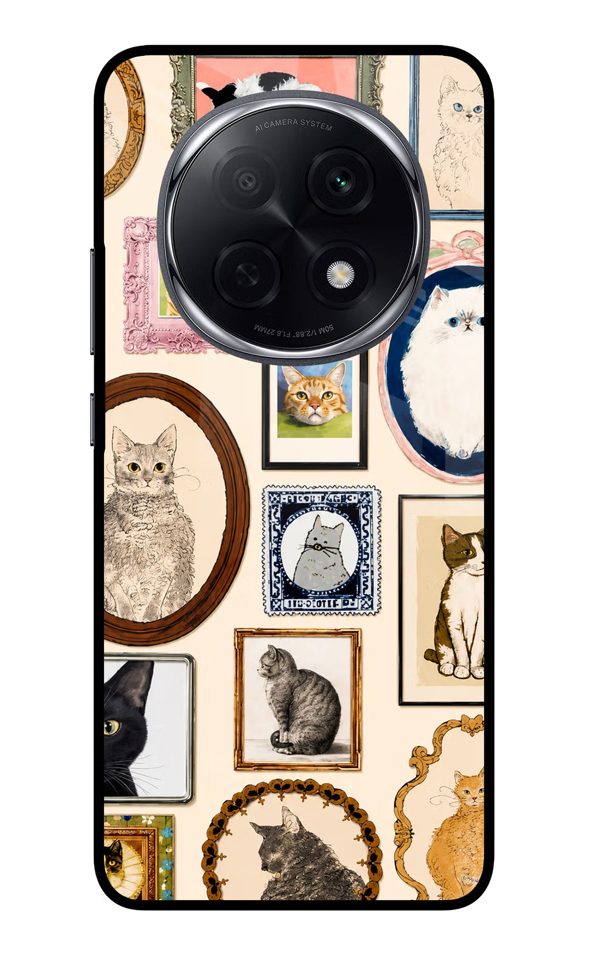 Mirror Cats Oppo F29 Pro 5G Glass Case