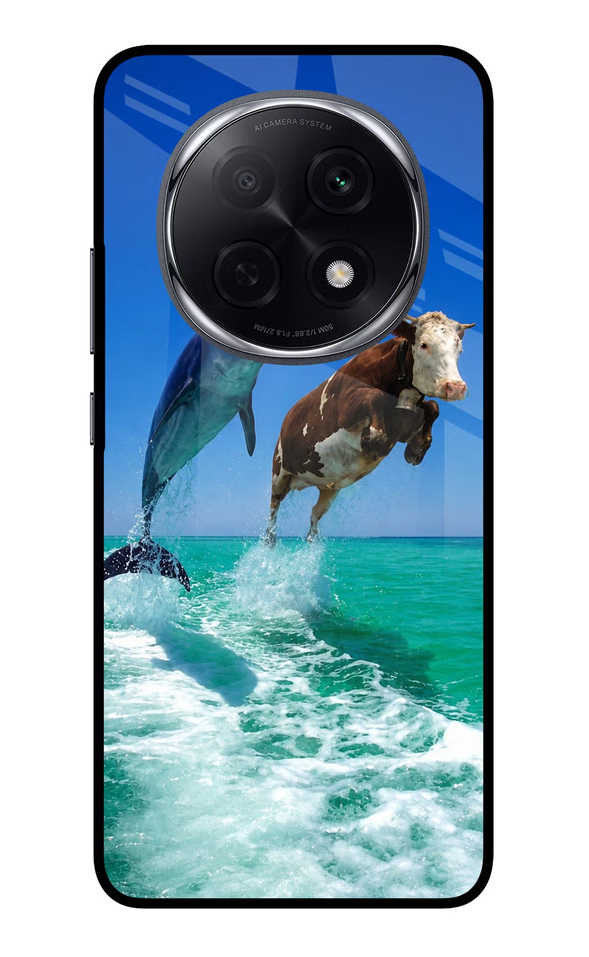 Dolphin vs Cow Oppo F29 Pro 5G Glass Case