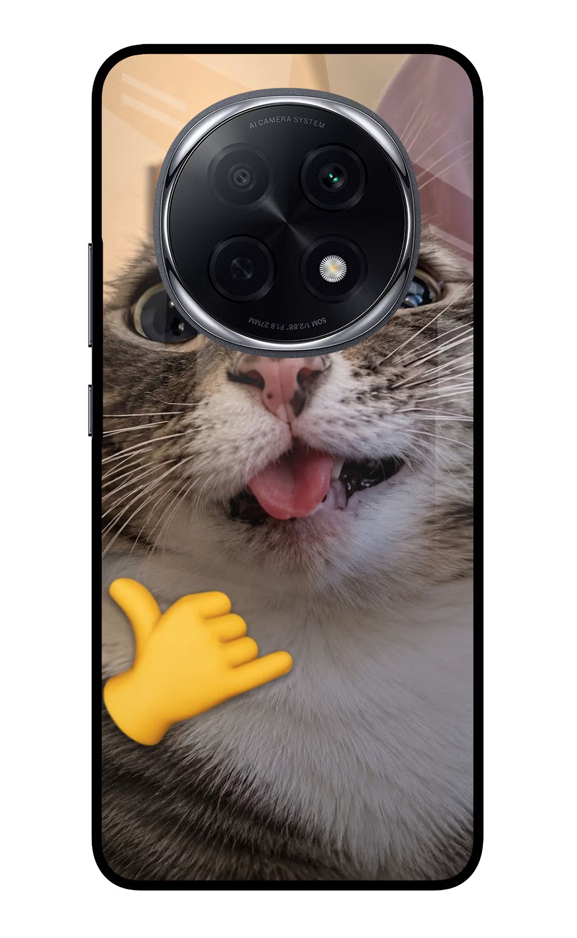 Silly Cat Call Oppo F29 Pro 5G Glass Case