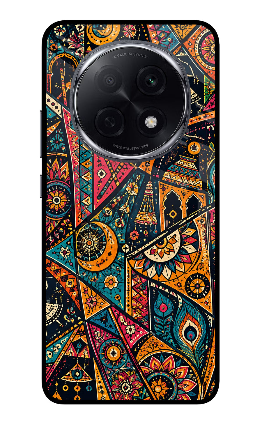 Folk Print Oppo F29 Pro 5G Back Cover, Glass case