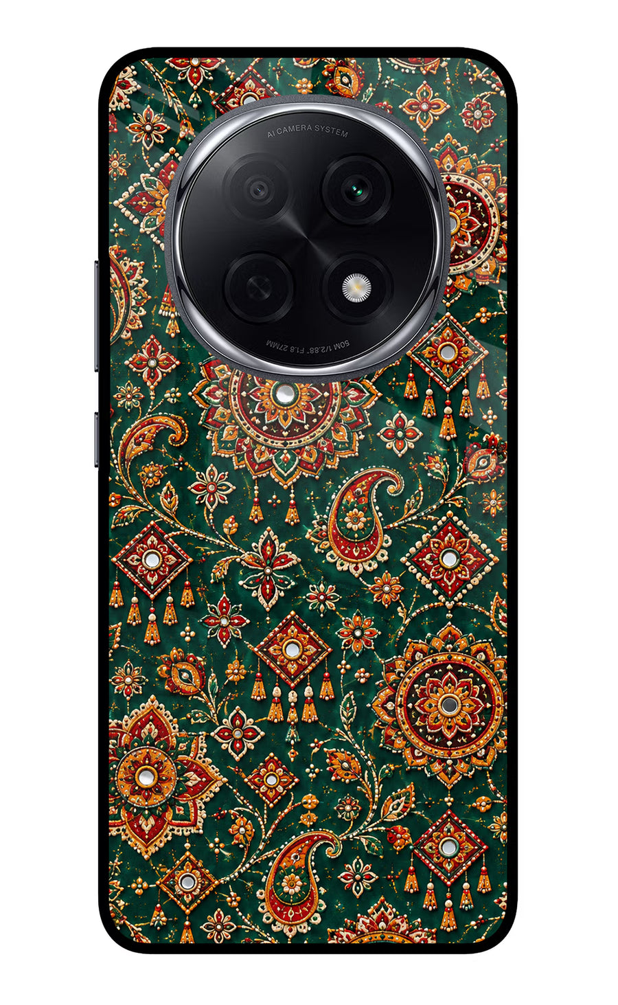 Green Pataka Oppo F29 Pro 5G Back Cover, Glass case