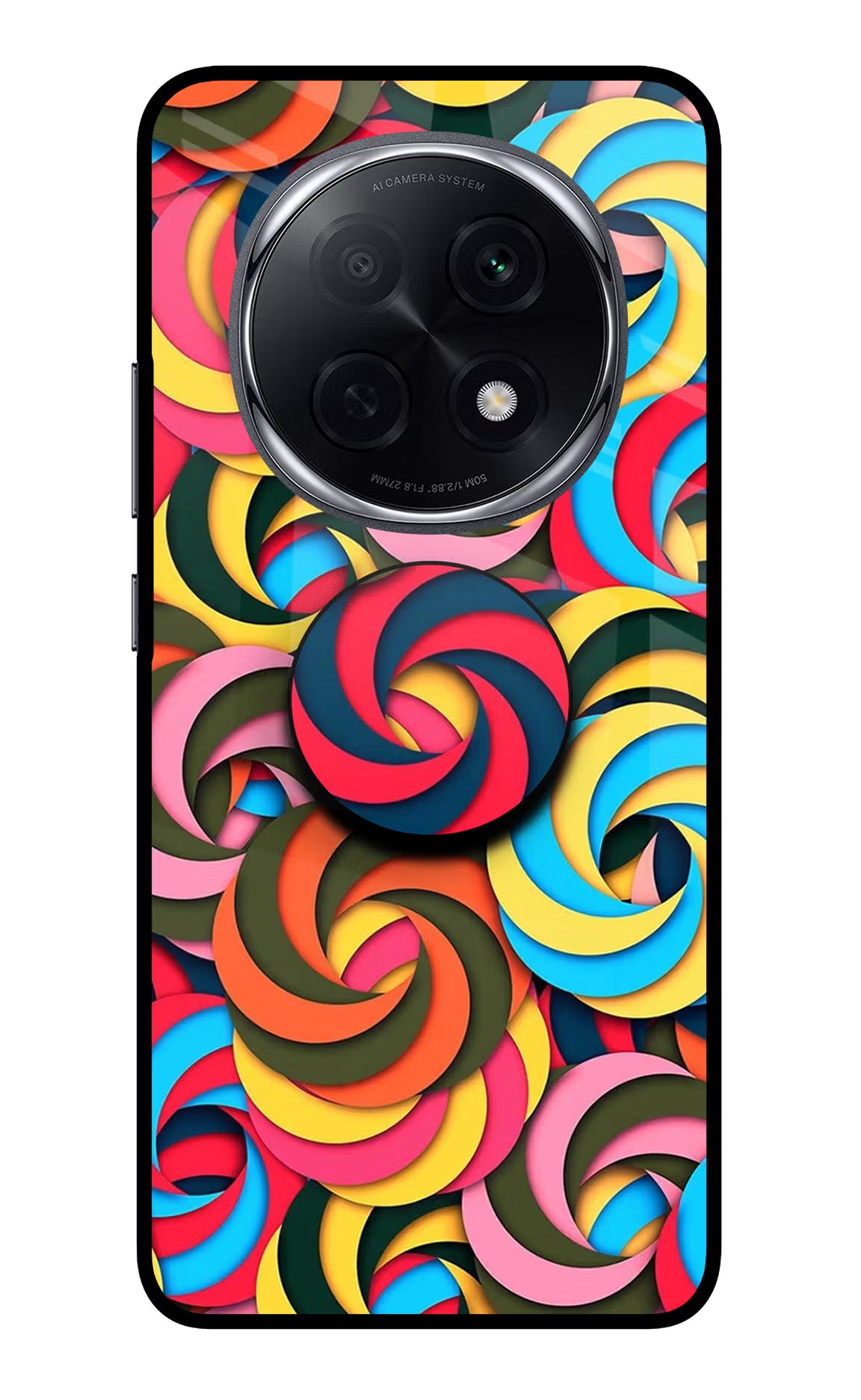Spiral Pattern Oppo F29 Pro 5G Pop Case by Casekaro