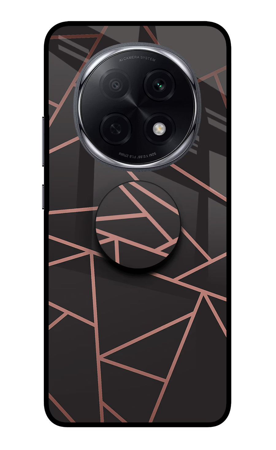 Geometric Pattern Oppo F29 Pro 5G Pop Case, Metal case