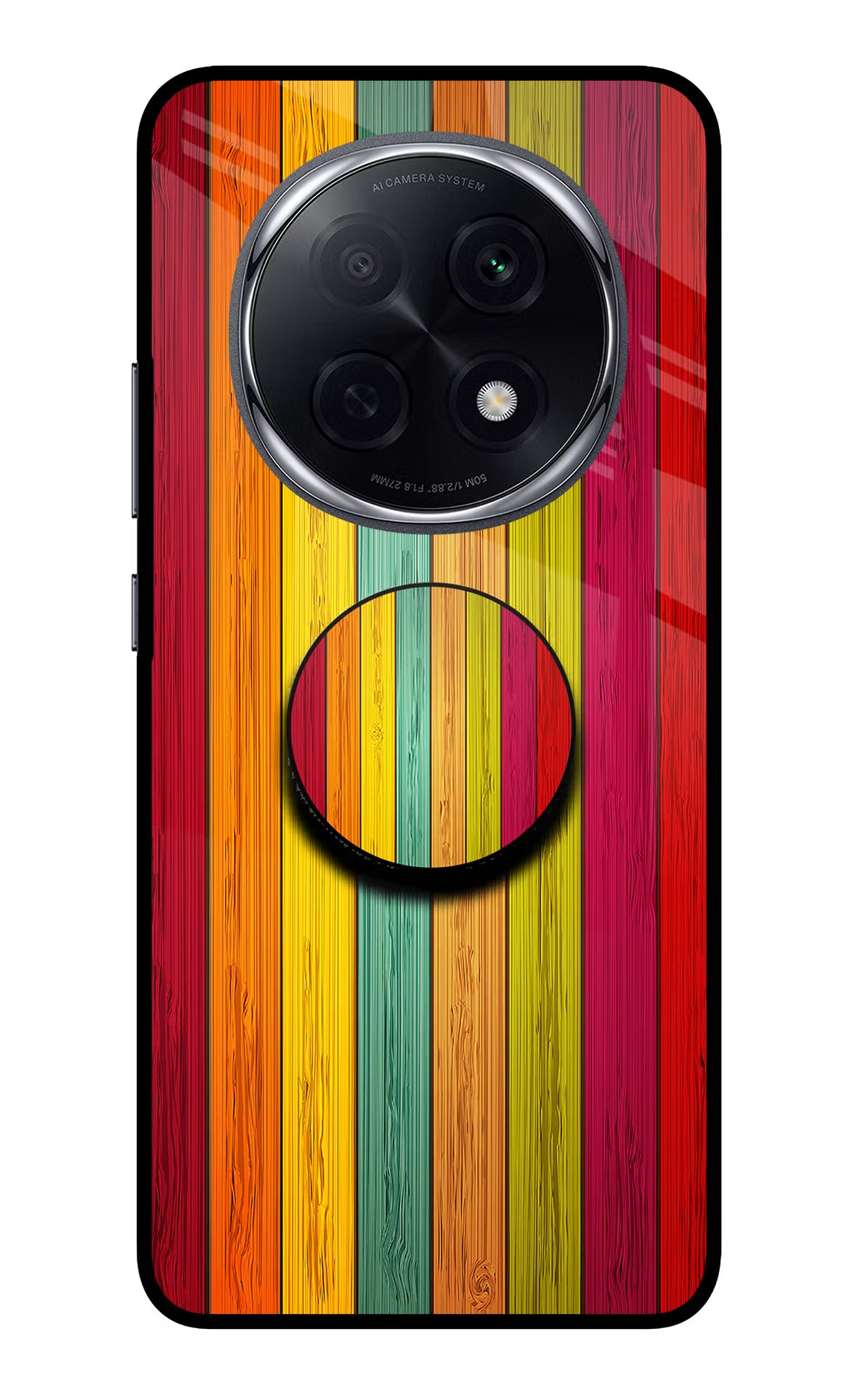 Multicolor Wooden Oppo F29 Pro 5G Pop Case by Casekaro