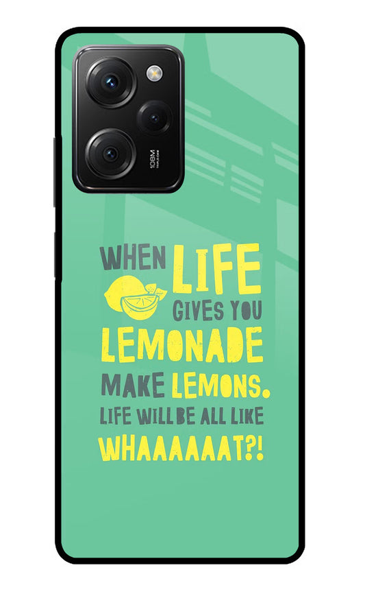 Quote Poco X5 Pro 5G Glass Case