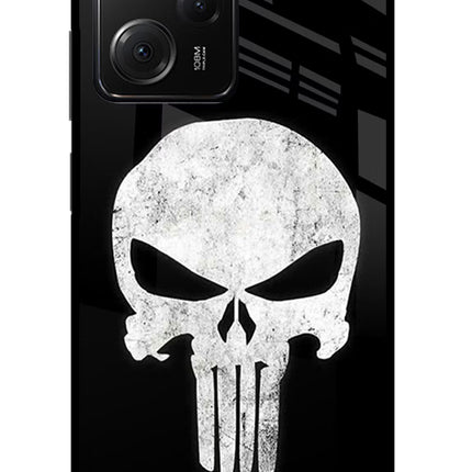 Punisher Skull Poco X5 Pro 5G Glass Case