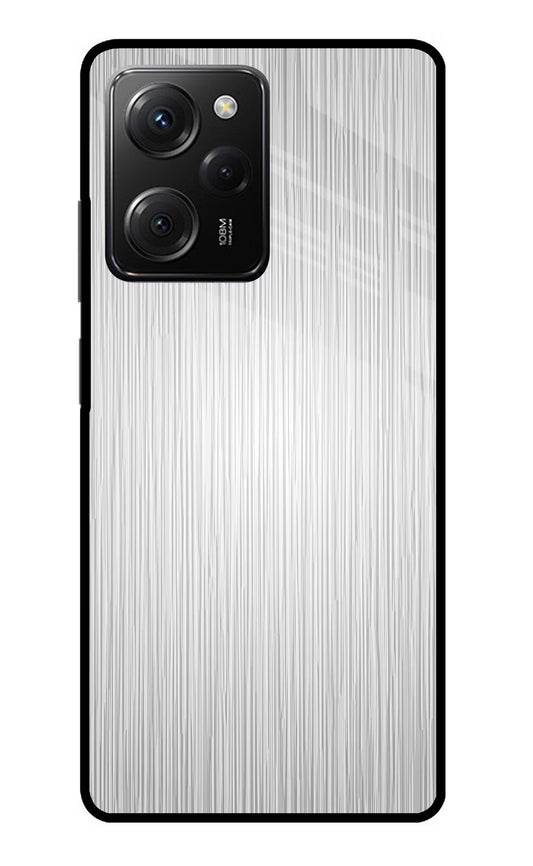 Wooden Grey Texture Poco X5 Pro 5G Glass Case