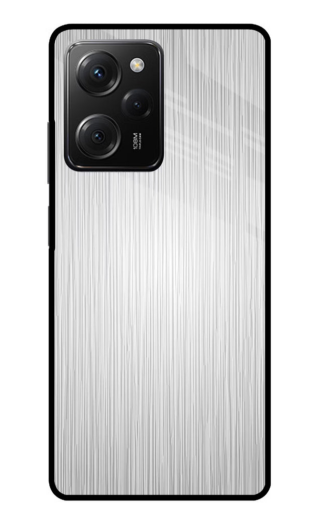 Wooden Grey Texture Poco X5 Pro 5G Glass Case