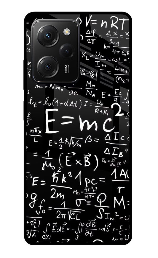 Physics Formula Poco X5 Pro 5G Glass Case