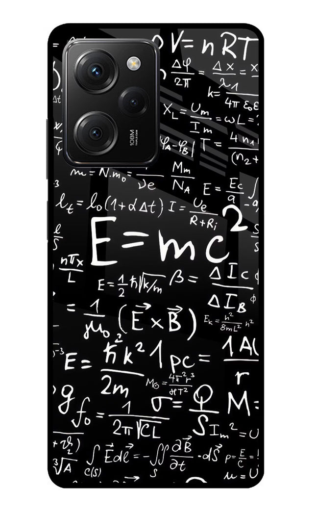 Physics Formula Poco X5 Pro 5G Glass Case