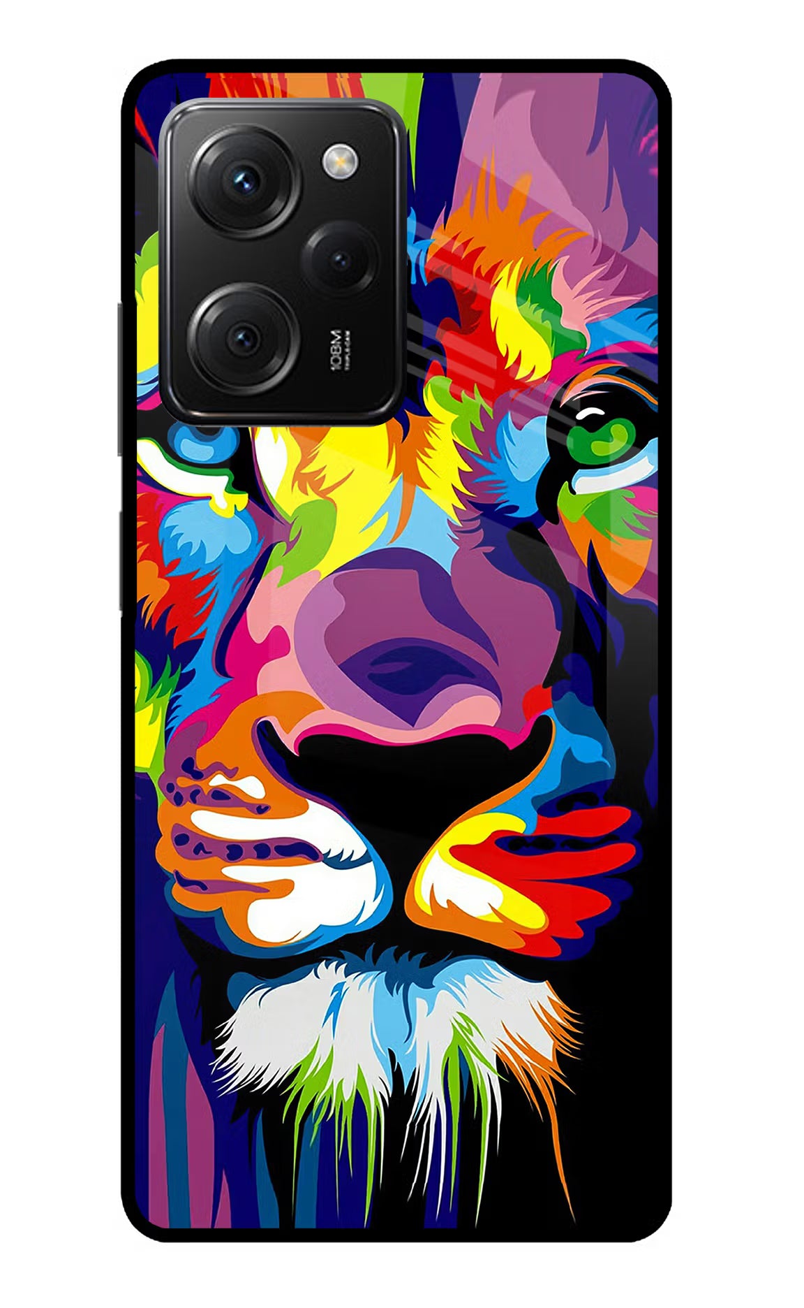 Lion Poco X5 Pro 5G Glass Case