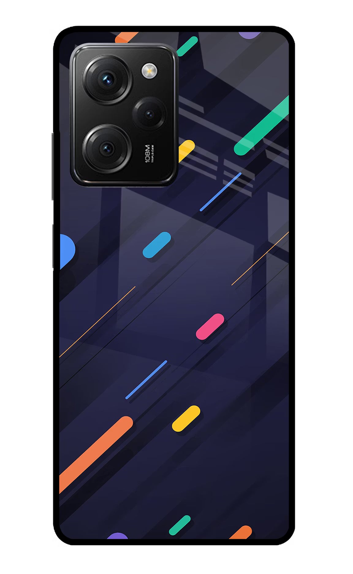 Abstract Design Poco X5 Pro 5G Glass Case