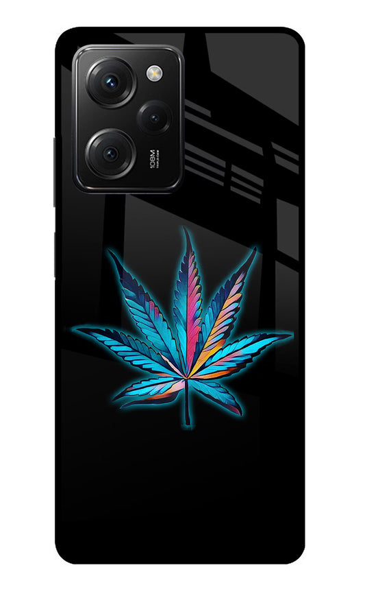 Weed Poco X5 Pro 5G Glass Case