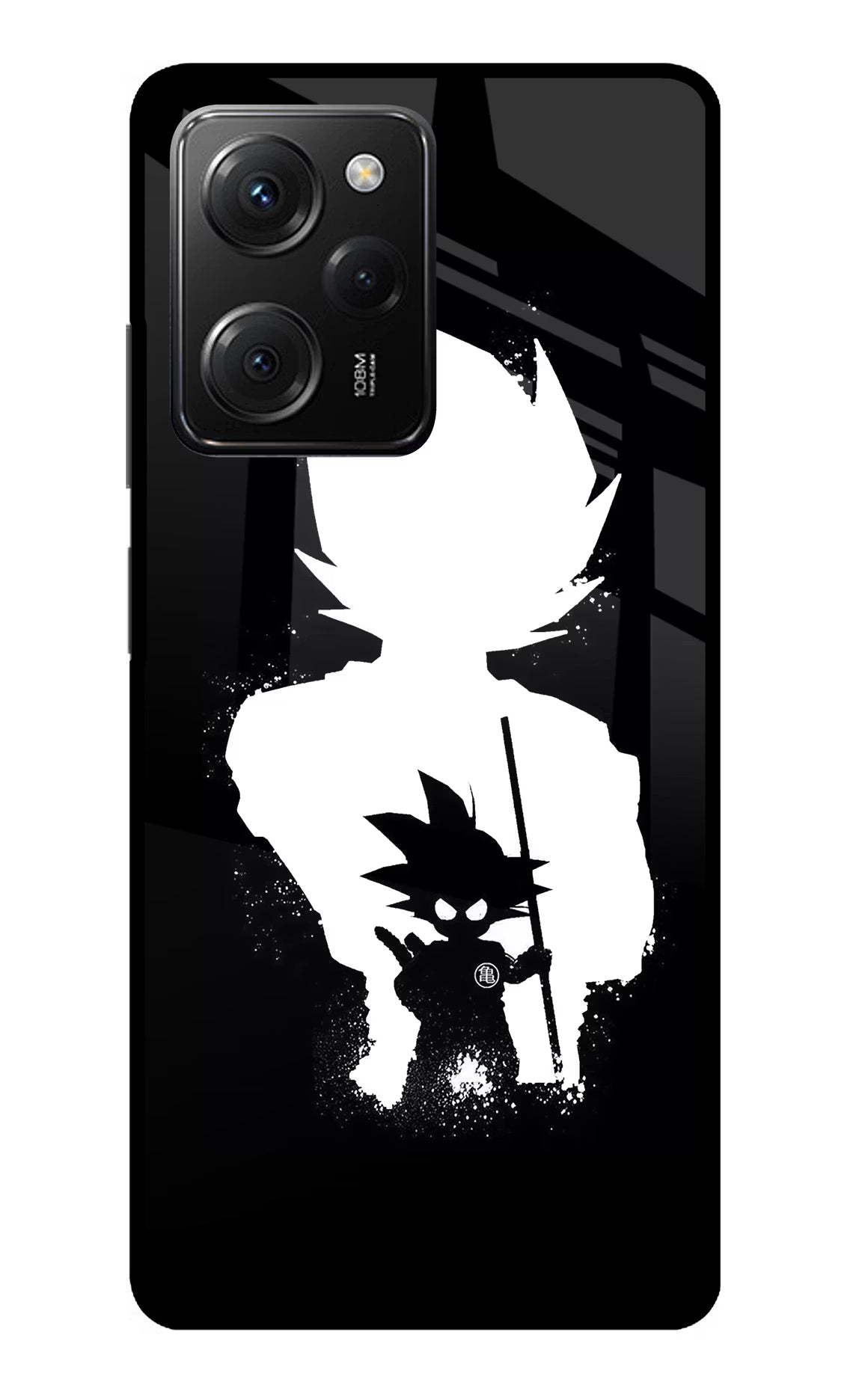 Goku Shadow Poco X5 Pro 5G Glass Case
