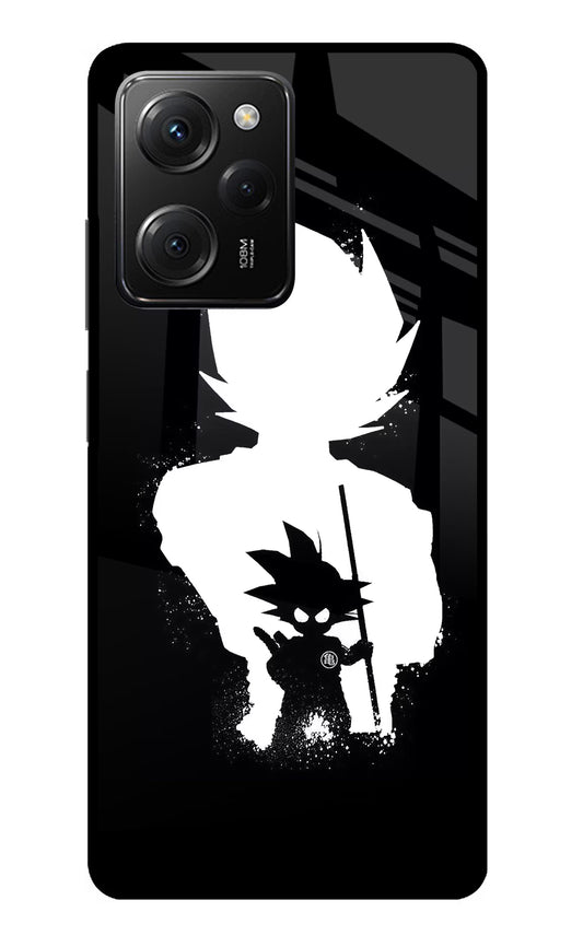 Goku Shadow Poco X5 Pro 5G Glass Case