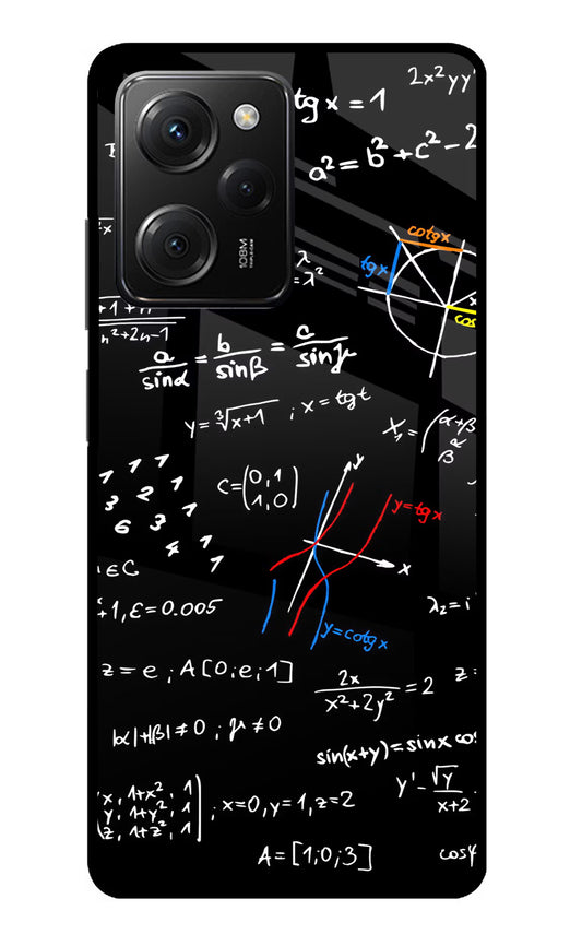 Mathematics Formula Poco X5 Pro 5G Glass Case