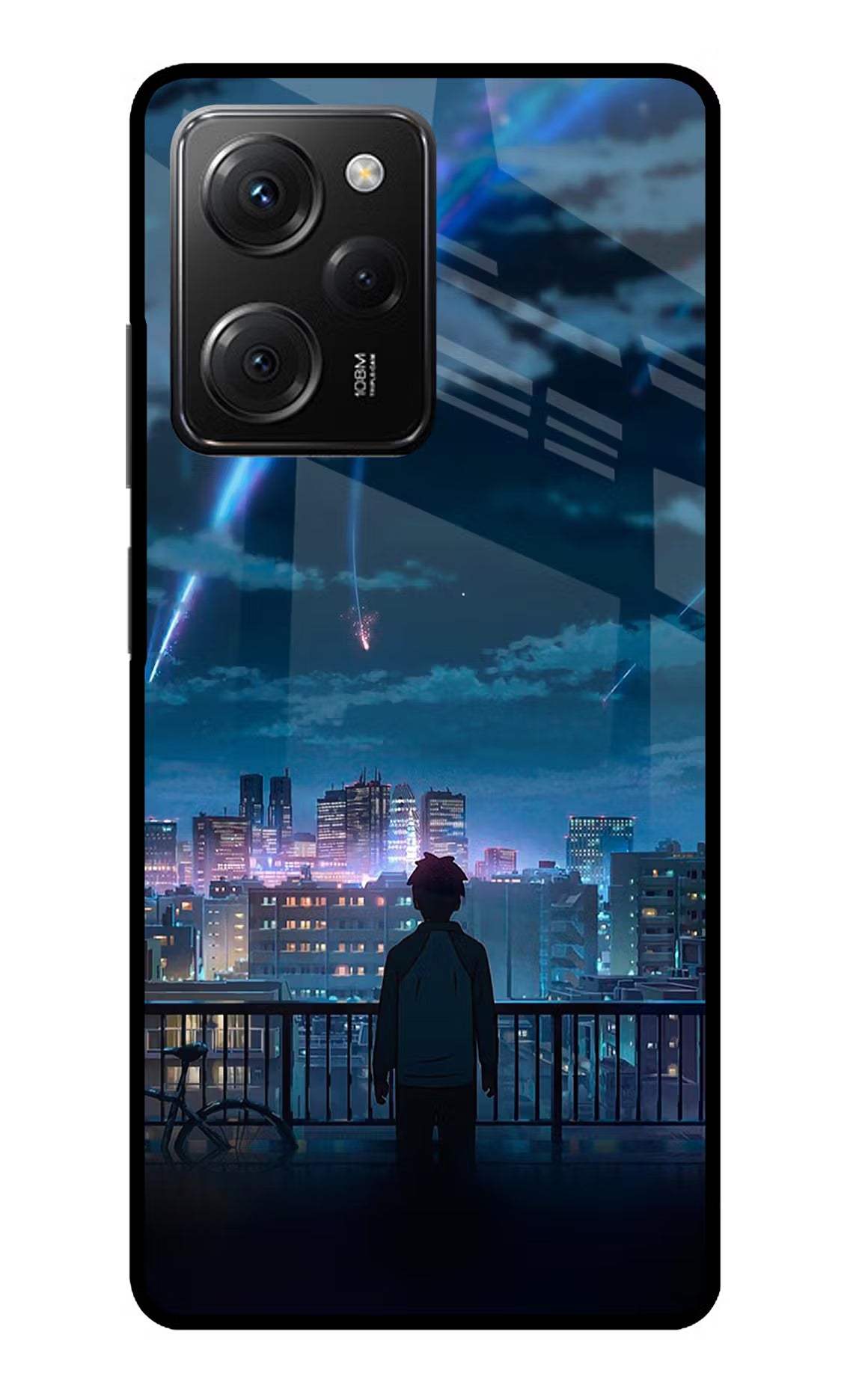 Anime Poco X5 Pro 5G Glass Case Back Cover by Casekaro