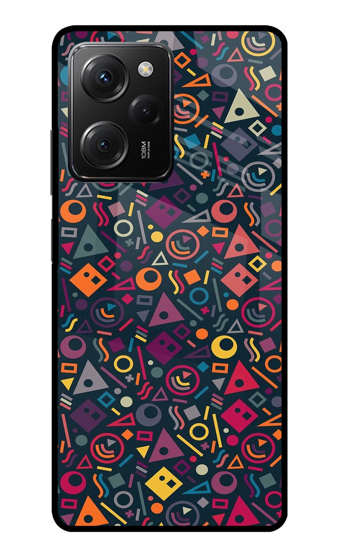 Geometric Abstract Poco X5 Pro 5G Glass Case