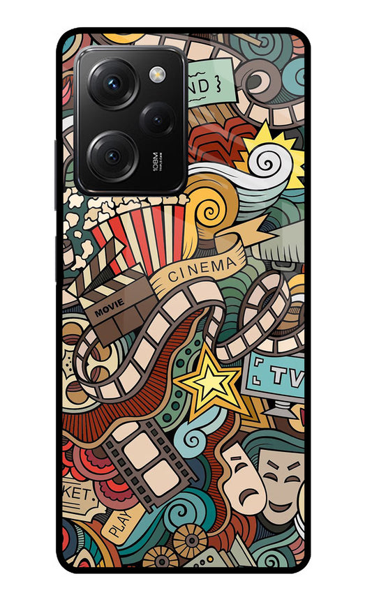 Cinema Abstract Poco X5 Pro 5G Glass Case