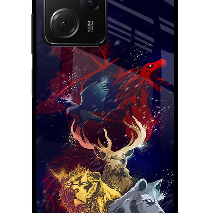 Game Of Thrones Poco X5 Pro 5G Glass Case Back Cover by Casekaro