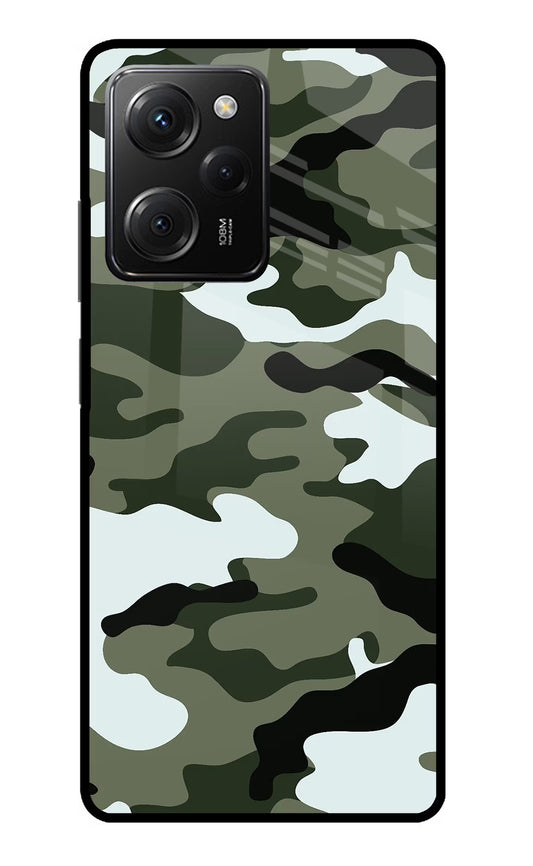 Camouflage Poco X5 Pro 5G Glass Case