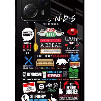 FRIENDS Poco X5 Pro 5G Glass Case