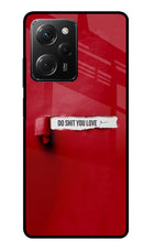 Do Shit You Love Poco X5 Pro 5G Glass Case