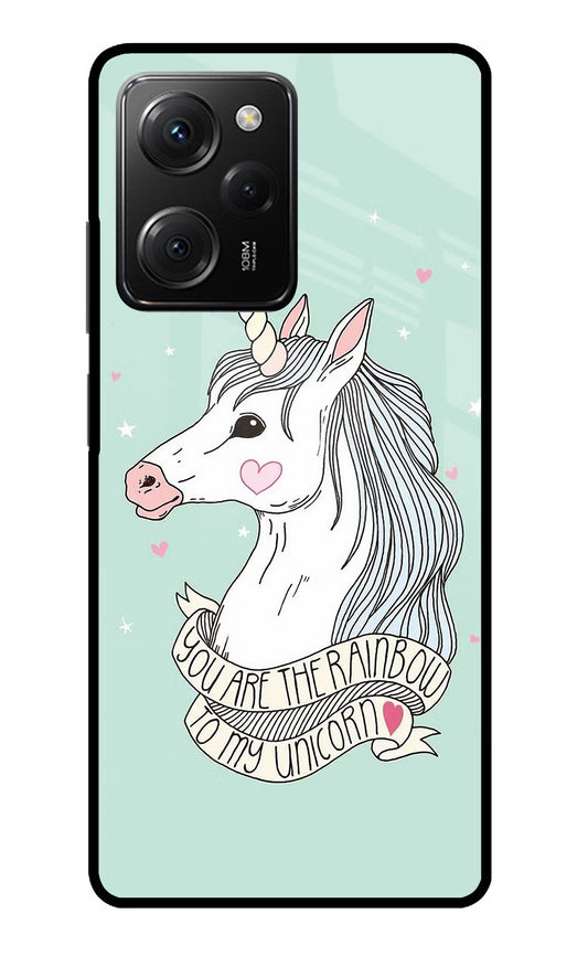 Unicorn Wallpaper Poco X5 Pro 5G Glass Case
