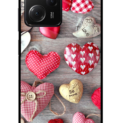 Love Wallpaper Poco X5 Pro 5G Glass Case