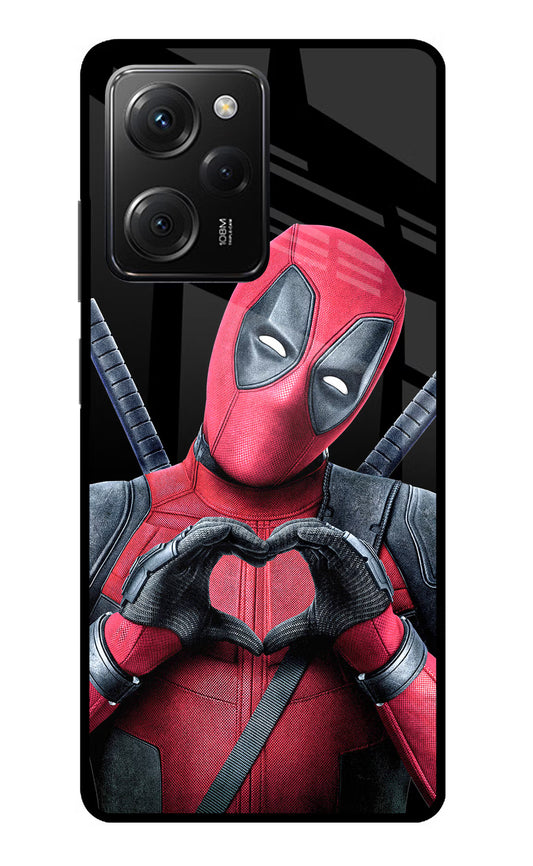 Deadpool Poco X5 Pro 5G Glass Case