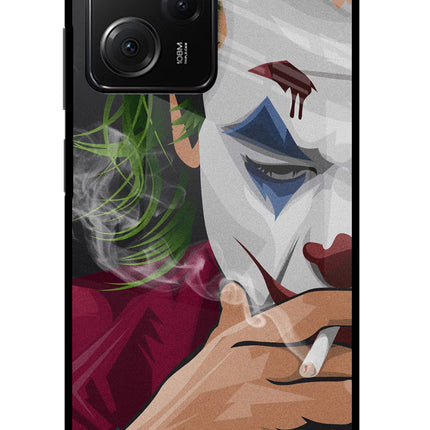 Joker Smoking Poco X5 Pro 5G Glass Case