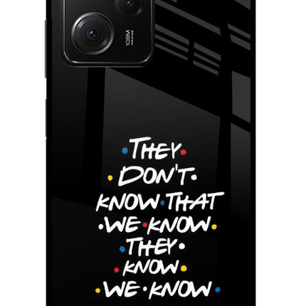 FRIENDS Dialogue Poco X5 Pro 5G Glass Case