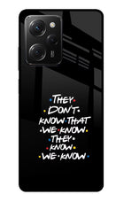 FRIENDS Dialogue Poco X5 Pro 5G Glass Case