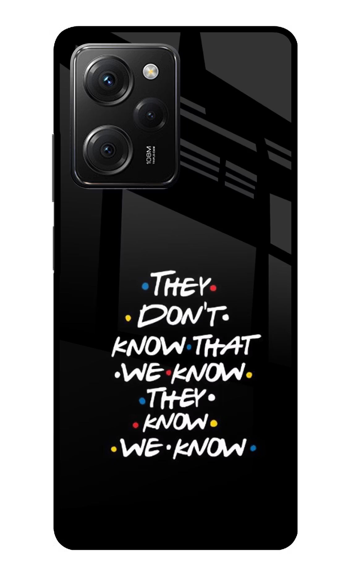 FRIENDS Dialogue Poco X5 Pro 5G Glass Case