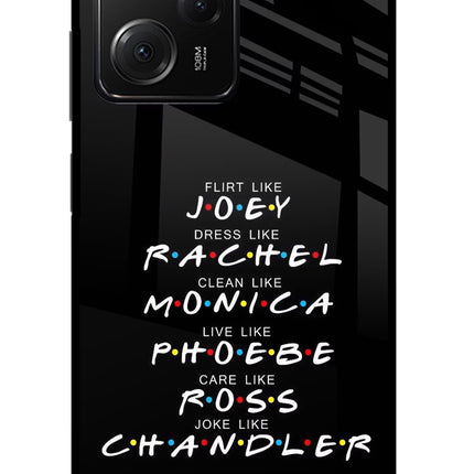 FRIENDS Character Poco X5 Pro 5G Glass Case