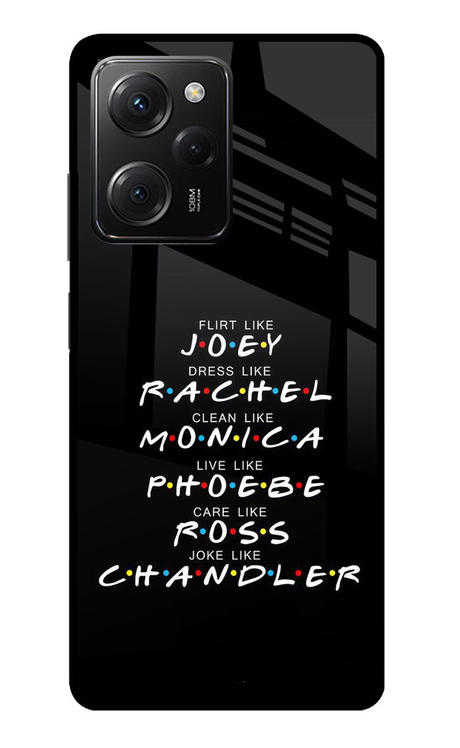FRIENDS Character Poco X5 Pro 5G Glass Case