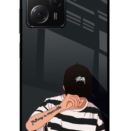 Aesthetic Boy Poco X5 Pro 5G Glass Case